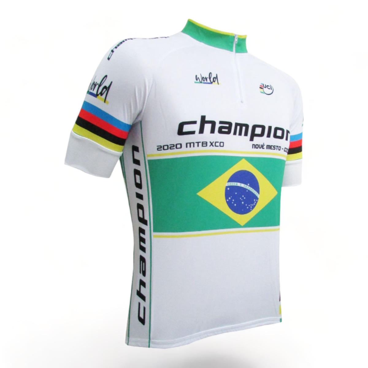 Camisa De Ciclismo Masculina Champion Brasil Manga Longa