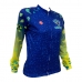 CAMISA CICLISMO SELEO BRASIL 22 FEMININA - M. LONGA (AZUL) - ZPER TOTAL (PLUS SIZE)
