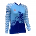 CAMISA CICLISMO MTB FEMININA - RJ (MANGA LONGA - ZPER TOTAL) - PLUS SIZE