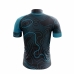 CAMISA CICLISMO FAST MONTAIN AZUL - ZIPER TOTAL