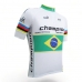 CAMISA CICLISMO CLASSIC - CHAMPION WORLD BRASIL - BRANCO