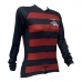 CAMISA CICLISMO FEM. TORCIDA FLAMENGO, SPORT, ATHLETICO E ETC. - M. LONGA E ZPER TOTAL. (PLUS SIZE)