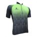 CAMISA CICLISMO MAXPLUS CARBON VERDE (ZIPER TOTAL)