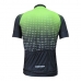 CAMISA CICLISMO MAXPLUS CARBON VERDE (ZIPER TOTAL)